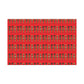 Chic Nutcracker Red Wrapping Paper - Cheetah Print Holiday Gift Wrap in Satin or Matte