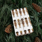 Chic Nutcracker White Wrapping Paper - Cheetah Print Holiday Gift Wrap in Satin or Matte