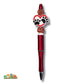 Dog Mom Bead Pen Red, Silicone